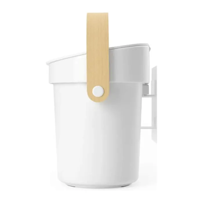 Umbra Kompostspand 4 liter - Genbrugsplast - Hvid