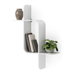 Umbra Montage Hylde H 47 x B 62,2 x L 15,2 cm - Træ - Hvid