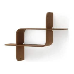 Umbra Montage Reol H 48 x B 64 x D 16 cm - Gummitræ - Valnød