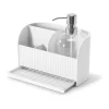 Umbra Sling Beholder med sæbepumpe H 18 x B 21 x D 14 - Plastik - Hvid