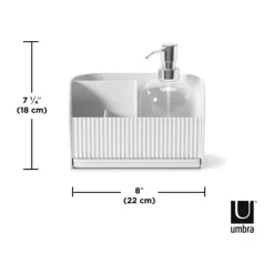 Umbra Sling Beholder med sæbepumpe H 18 x B 21 x D 14 - Plastik - Hvid