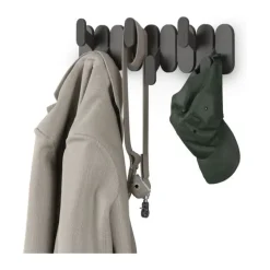 Umbra Tempo Knagerække H 15,7 x B 47 x L 6,4 cm - Plastik/træfiber - Sort