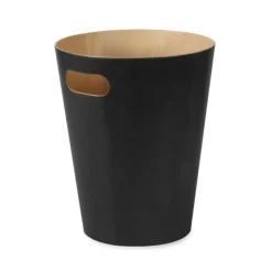 Umbra Woodrow Papirkurv H 28 x Ø 23 cm - Træ - Sort