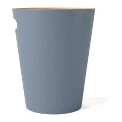 Umbra Woodrow Papirkurv H 28 x Ø 23 cm - Træ - Blå
