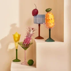 Urban Nature Culture Coupe Cocktailglas - 2 stk. 26 cl - Borosilikatglas - Rose Pink