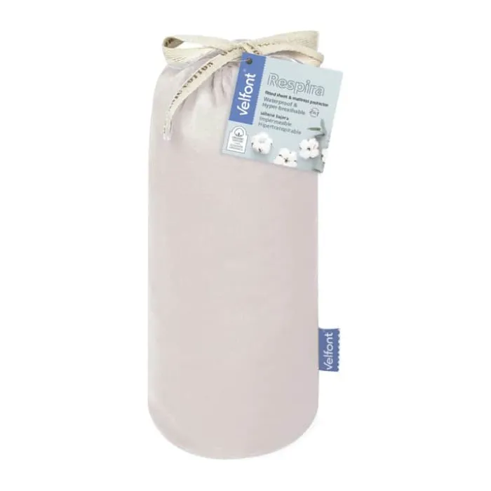 Velfont Vådliggerlagen B 140 x L 200 cm - Bomuld - White
