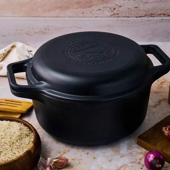 Victoria Emaljeret Gryde 5.7 liter - Støbejern - Sort