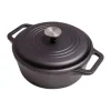 Victoria Seasoned Dutch Oven Gryde 1,9 liter - Støbejern - Sort