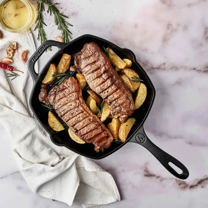 Victoria Seasoned Grillpande B 25 x L 44,2 cm - Støbejern