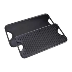 Victoria Seasoned Vendbar Stegeplade B 25 x L 47 cm - Støbejern