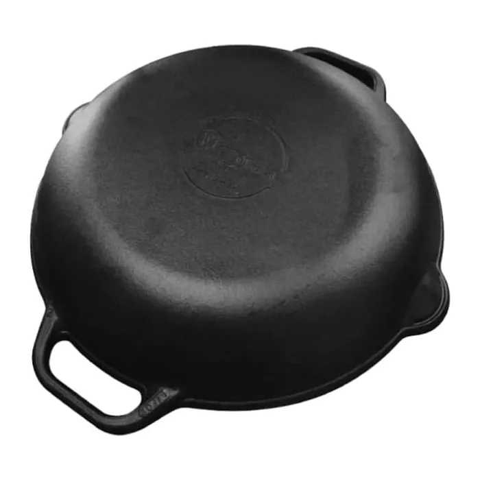 Victoria Stegepande Ø 33 cm - Støbejern - Sort