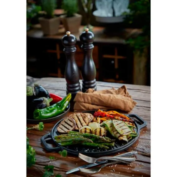 Victoria Venbar Plancha Ø 32 cm - Støbejern - Sort