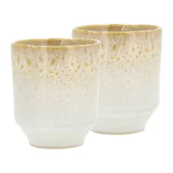Villa Collection Krus - 2 stk. 18 cl - Stentøj - Creme/sand