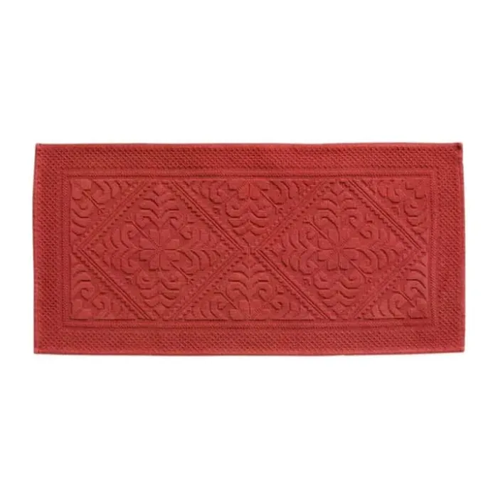 Vivaraise Enzo Bademåtte B 54 x L 140 cm - Bomuld - Brick
