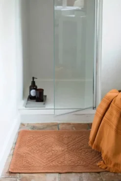 Vivaraise Enzo Bademåtte B 54 x L 140 cm - Bomuld - Copper