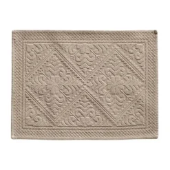 Vivaraise Enzo Bademåtte B 70 x L 140 cm - Bomuld - Linen