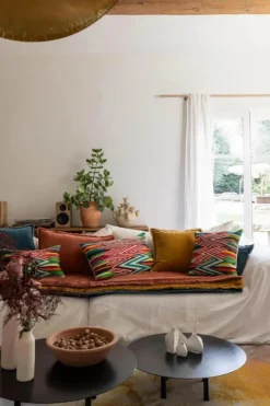 Vivaraise Fara Plaid B 135 x L 200 cm - Bomuld - Ocean