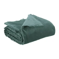 Vivaraise Fara Plaid B 135 x L 200 cm - Bomuld - Ocean