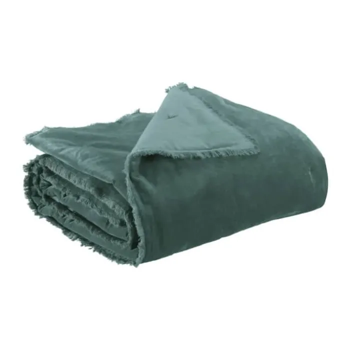 Vivaraise Fara Plaid B 135 x L 200 cm - Bomuld - Ocean