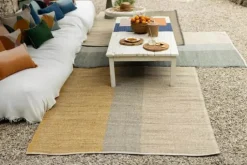 Vivaraise Karan Gulvtæppe B 60 x L 90 cm - Søgræs/bomuld - Grøn