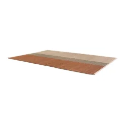 Vivaraise Karan Gulvtæppe B 60 x L 90 cm - Søgræs/bomuld - Terracotta