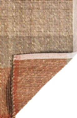 Vivaraise Karan Gulvtæppe B 60 x L 90 cm - Søgræs/bomuld - Terracotta