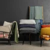 Vivaraise Tana Plaid B 140 x L 200 cm - Bomuld - Carbon