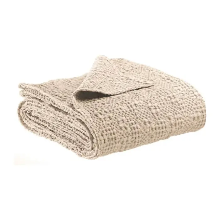 Vivaraise Tana Plaid B 140 x L 200 cm - Bomuld - Cream