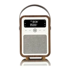 VQ Monty Radio DAB+ og FM radio - Bluetooth forbindelse - Valnød