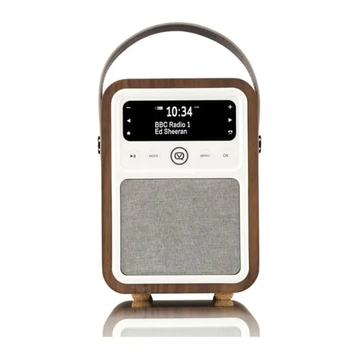 VQ Monty Radio DAB+ og FM radio - Bluetooth forbindelse - Valnød