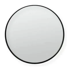 VT Wohnen Spejl Ø 30 cm - Metal - Sort