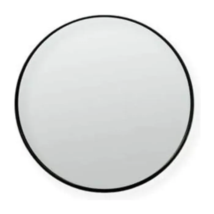 VT Wohnen Spejl Ø 30 cm - Metal - Sort