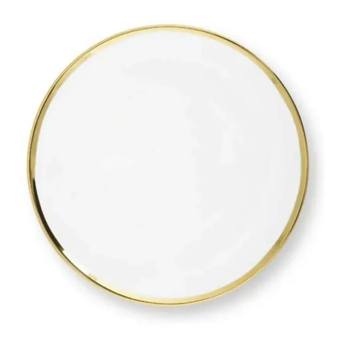VT Wohnen Tallerken Ø 20,3 cm - Porcelæn - Gold
