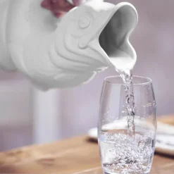 Wade Gluggle Kande 1,2 liter - Keramik - Hvid