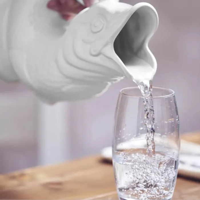 Wade Gluggle Kande 1,2 liter - Keramik - Hvid