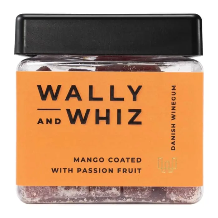 Wally and Whiz Vingummi - Mango med passionsfrugt 135 g - 1 bøtte