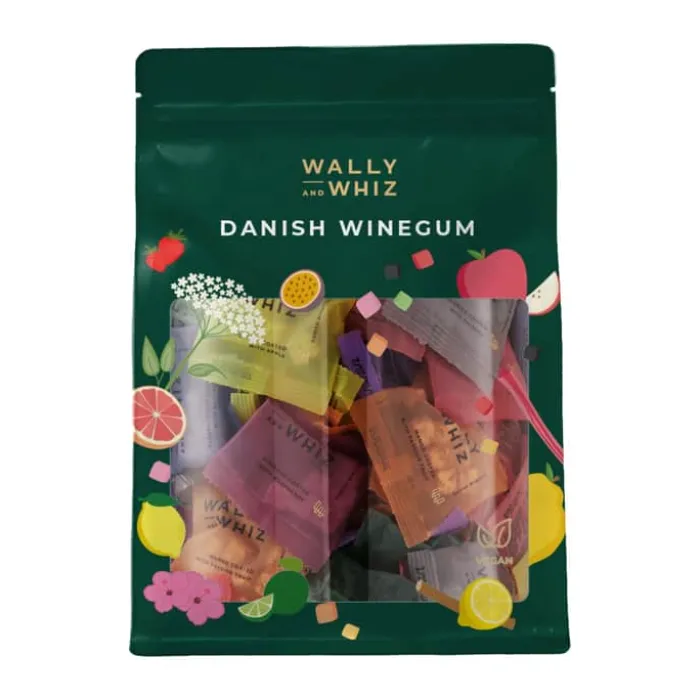 Wally and Whiz Vingummi - Mix 330 g - 30 poser med 7 forskellige smagskombinationer