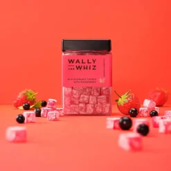 Wally and Whiz Vingummi - Solbær med jordbær 240 g - 1 bøtte