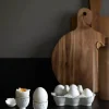 Wik & Walsøe Julemorgen Girlander Æggebæger - 2 stk. H 6 cm- Porecelæn - Multifarvet