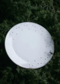 Wik & Walsøe Julemorgen Girlander Middagstallerken Ø 25 cm- Porecelæn - Multifarvet