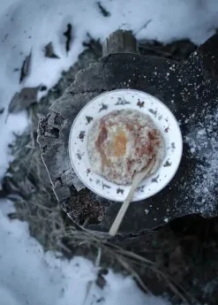 Wik & Walsøe Julemorgen Story Dyb Tallerken - 2 stk. Ø 16 cm- Porcelæn - Multifarvet