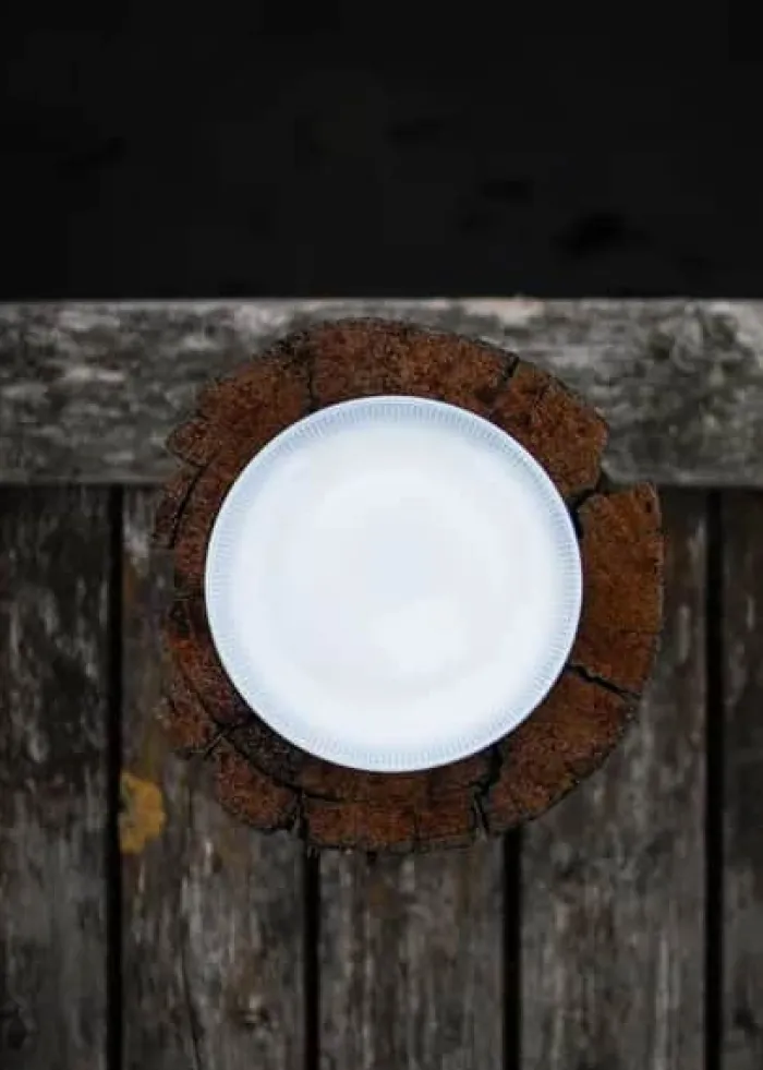 Wik & Walsøe Osean Horisont Asiet Ø 16 cm - Porecelæn - Blå/hvid