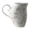 Wik & Walsøe Slåpeblom Kande 25 cl - Benporcelæn - Hvid/rosa