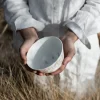 Wik & Walsøe Slåpeblom Skål Ø 14 cm - Benporcelæn - Hvid/rosa