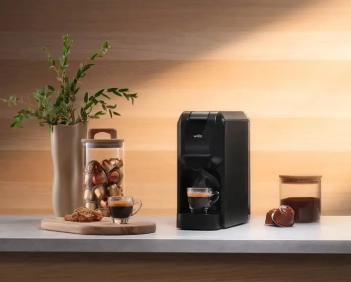 Wilfa Volo Capsule Mini Kapsel Kaffemaskine 15 bar - 3 programmer - Sort