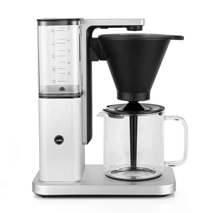 Wilfa Zense Kaffemaskine 1,25 liter - 6 min. Bryggetid - Autosluk- Sølvfarvet