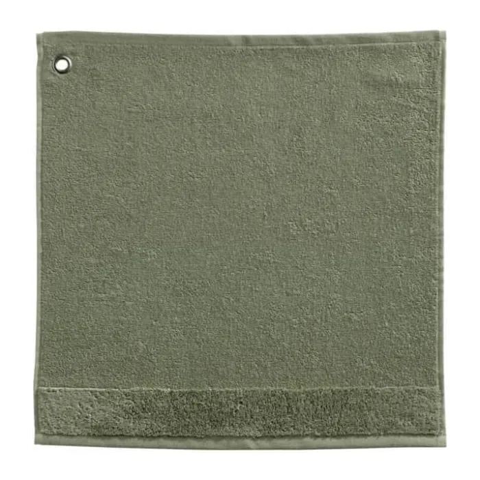 Winkler Curl Gæstehåndklæde B 50 x L 50 cm - Bomuld - Matcha