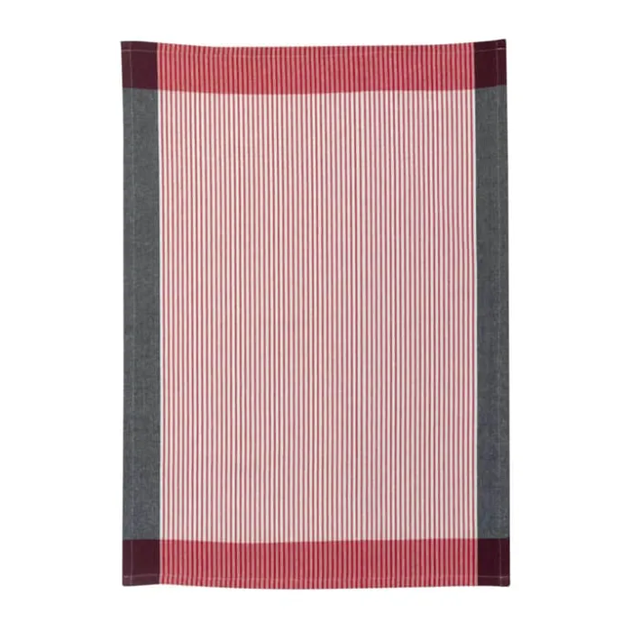 Winkler Dinis Viskestykke - 6 stk. B 50 x L 70 cm - Bomuld/polyester - Rød