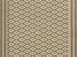 Winkler Kadra Dækkeserviet - 6 stk. B 33 x L 45 cm - Pvc/polyester - Coffee