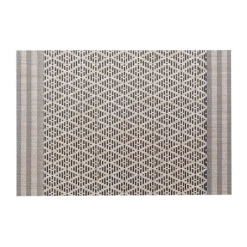 Winkler Kadra Dækkeserviet - 6 stk. B 33 x L 45 cm - Pvc/polyester - Natur